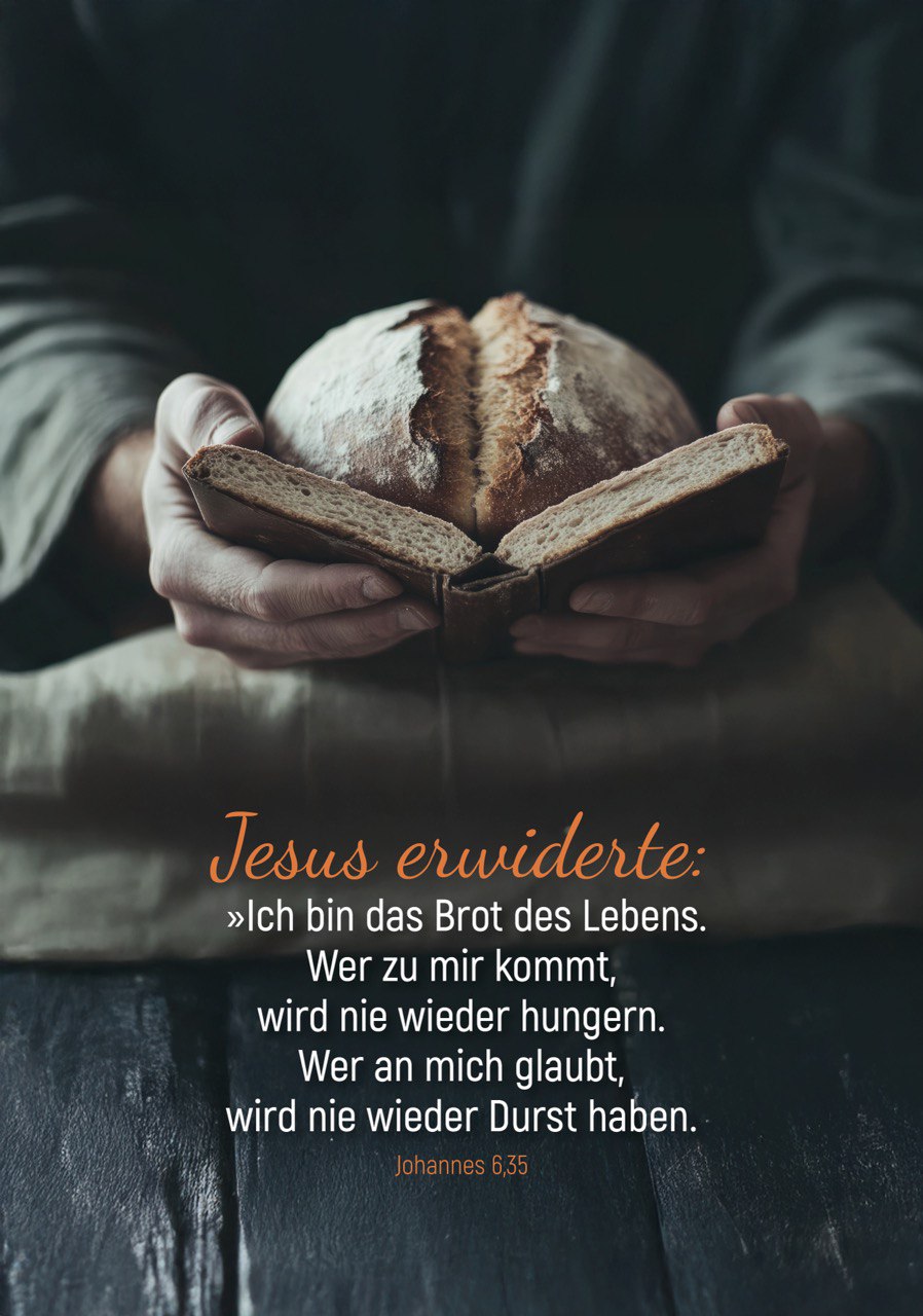 Bibelvers: Johannes 6,35