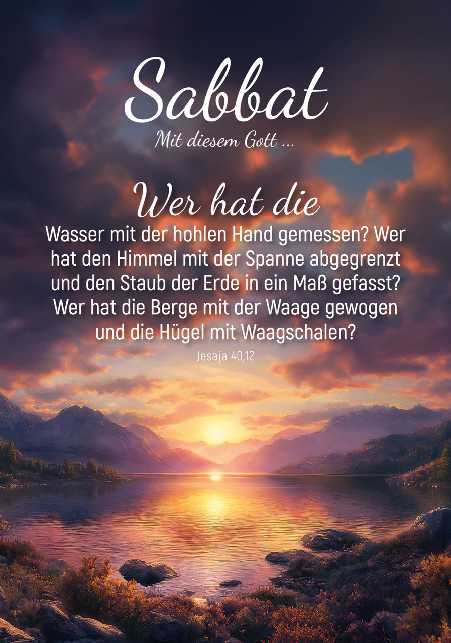 Bibelvers: Jesaja 40,12